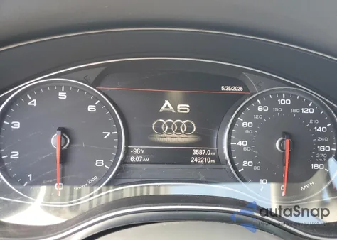 2013 Audi A6 Premium Plus z USA, uszkodzony, nr VIN WAUDFAFC8DN074618